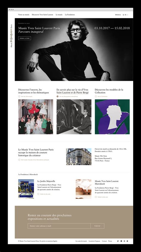 saint laurent paris website.